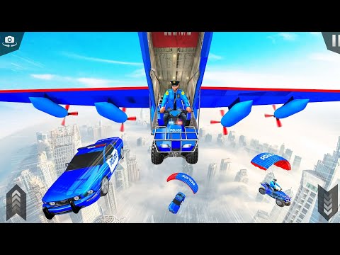 US Police ATV Quad Bike Transport Cargo Plane - Android Gameplay