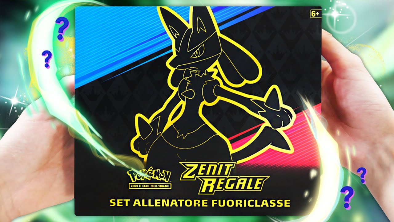 APRO IL SET ALLENATORE FUORICLASSE DI POKEMON ZENIT REGALE! - Elite Trainer Lucario!