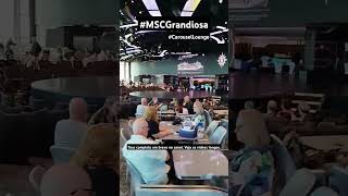 Carousel Lounge. MSC Grandiosa Ship. #msccruzeiros #mscgrandiosa #carousellounge