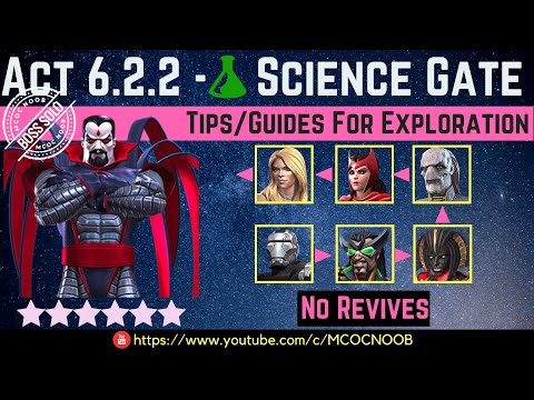 MCOC: Act 6.2.2 - Science Rarity Gate - Tips/Guide - No Revives - Story quest