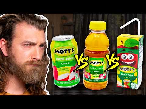 Can vs Bottle vs Box (Taste Test)