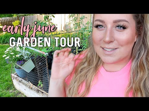 Early June Garden Tour 2019 | Kait Nichole Video
