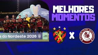 Sport 2x1 Jacuipense - Melhores Momentos - Copa do Nordeste - 24 03 2026