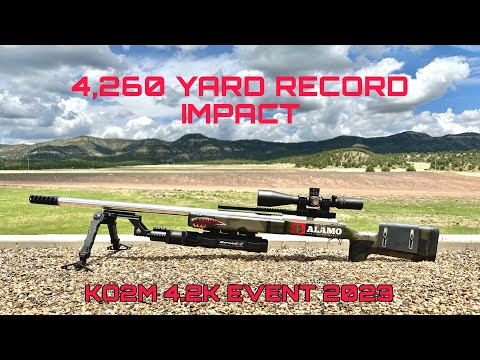 4,260 Yard (2.42 miles) RECORD SHOT - Longest ELR Impact - KO2M 4.2K Event 2023