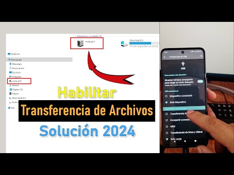 Mi PC NO Reconoce a Celular Moto para transferir archivos por cable USB | SOLUCION 2024