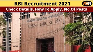 RBI Recruitment 2021: Notification Released For Bank’s Medical Consultant Post