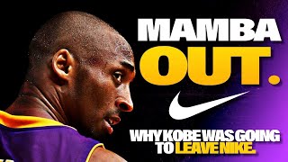 Why Kobe Was Going to LEAVE Nike | #TheSneakerShow 👟
