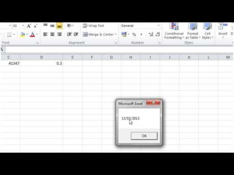 Excel 2010 VBA Tutorial 11   Methods for working with Dates and Time