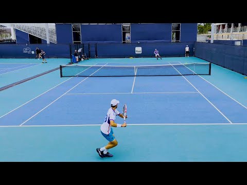 Dominic Thiem & Casper Ruud Intense Practice - Court Level [4K 60fps]