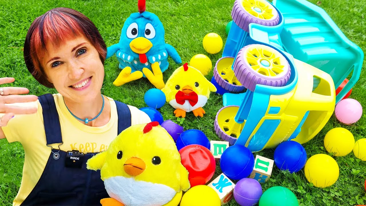 Развивающее видео с игрушками на Капуки Кануки - Даваи почитаем - Маша и КОШКА