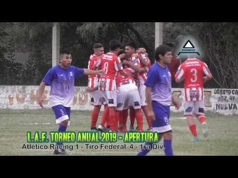 Racing 1 - Tiro Federal 4 (LAF - Apertura 2019) - fecha 2