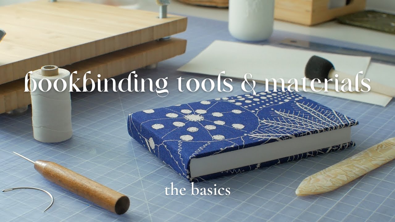 Bookbinding Tools & Materials - beginner friendly