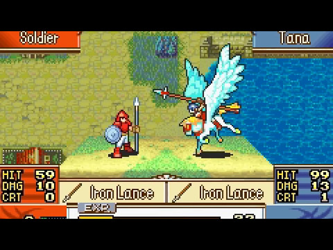 Fire Emblem 8 - The Sacred Stones [Hard Mode/Difficult] Chapter 9 (Eirika) - Distant Blade