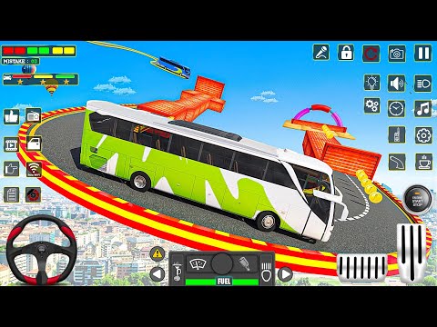 Impossible Bus Stunt Racing 2023 - Mega Ramp Driving Simulator 3D - Android GamePlay- 13