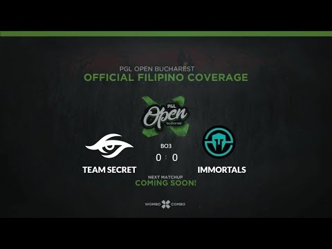 Team secret vs Immortals | Game 1 | BO3 | PGL Open Bucharest
