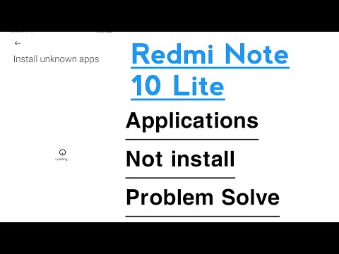Redmi Note 10 Lite Application Not install Problem Solve
