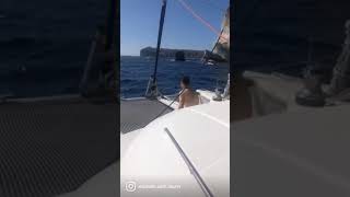 SANTORINI IN SEPTEMBER #SHORTS