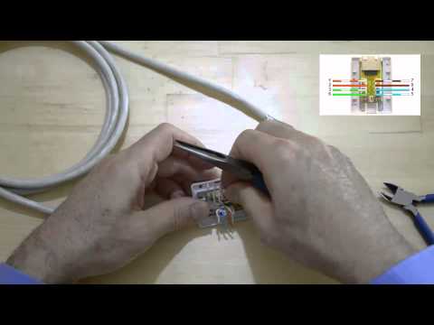 comment monter un boitier mural rj45