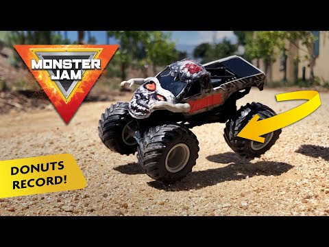 Can ZOMBIE do the MOST DONUTS EVER?! | MONSTER JAM HOW TO BREAK WORLD RECORDS