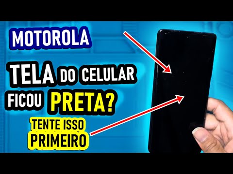 MOTOROLA CELL PHONE GOT BLACK SCREEN? Do this first before taking it to the technician! Method 2024!