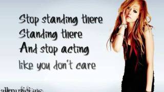 Avril Lavigne- Stop Standing There Lyrics