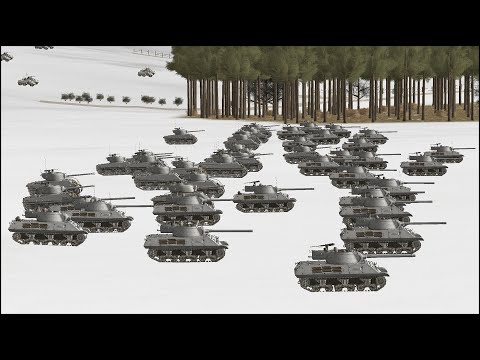 SHERMANS & JACKSONS vs JAGDTIGERS - ARDENNES 44