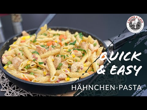 Kycklingpasta | Tillagas snabbt och enkelt i pannan