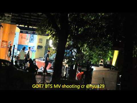 GOT7 behind the scene mv filming #1