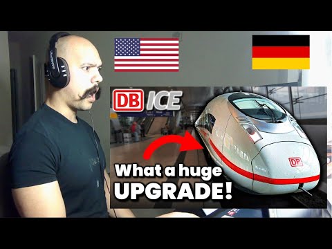 American Reacts To Germany’s incredible BRAND NEW high speed train – the ICE 3neo
