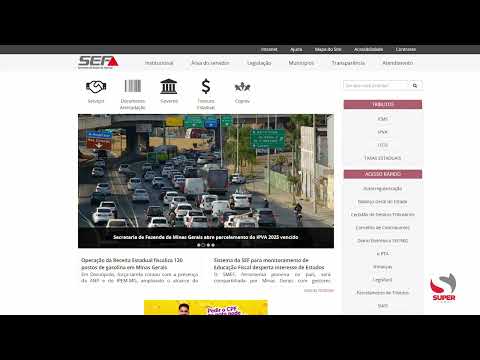 Secretaria de Fazenda de Minas Gerais abre parcelamento do IPVA 2025 vencido