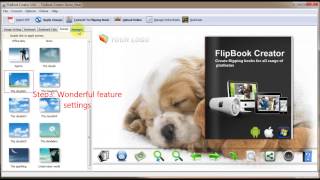 Awesome flipbook creator to create page turning flash book