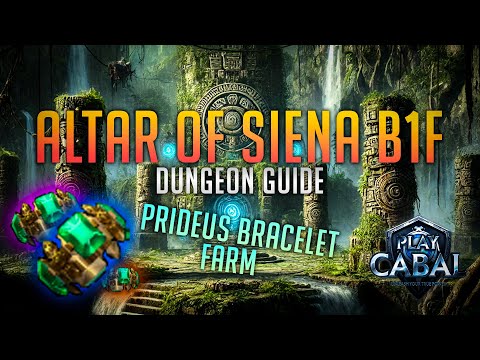 Altar of Siena B1F (AOS1) - Prideus' Bracelet Location - Dungeon Guide - PlayCabal EP 35