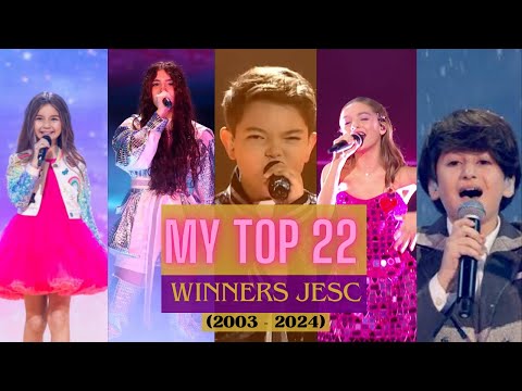 Junior Eurovision Song Contest: My Top 22 Winners (2003 - 2024)