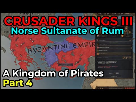 Crusader Kings III | Norse Sultanate of Rum - Part 4 | A Kingdom of Pirates