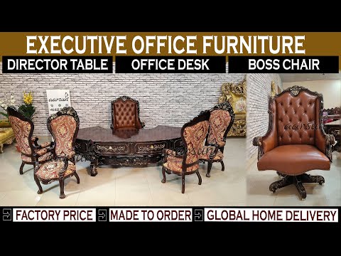 YT1076 Modern Director Chairs & Tables for CEO Cabins | Office Furniture By Aarsun Video
