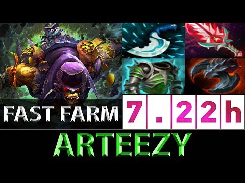 Arteezy [Alchemist] 1089 GPM Fast Farm NA Ranked ► Dota 2 7.22h