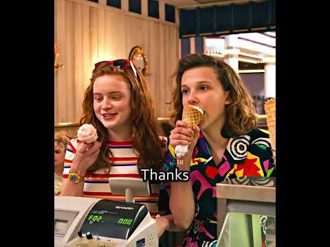 Eleven & Max Get Ice Cream 🍦 | Stranger Things S3E2 #Shorts