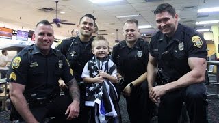 Watch Officers Surprise 4-Year-Old Boy At His Police-Themed Birthday Party