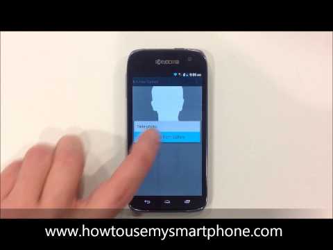 How to Add a Picture to a Contact - Kyocera