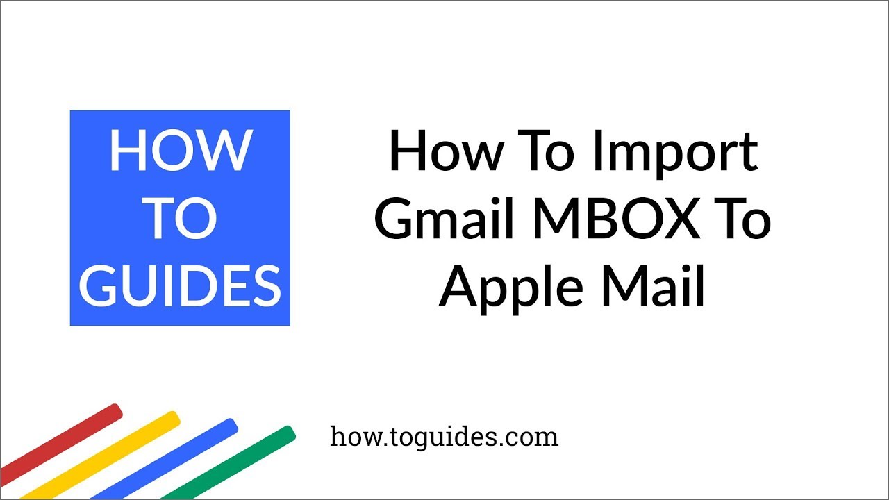 Import MBOX files to Apple Mail