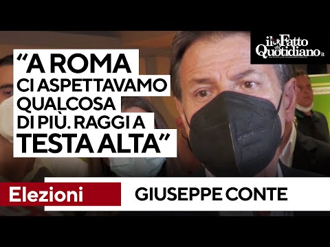 Elezioni 2021, Conte sui risultati a Roma: “Ci aspettavamo qualcosa di più. Raggi esce a testa alta”