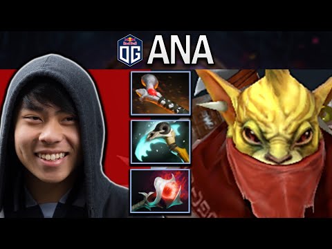 OG.ANA SMURF BOUNTY HUNTER WITH 20 KILLS & ATOS - DOTA 2 GAMEPLAY
