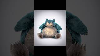 Deixei o Snorlax realista 🐻✨#pokemon #realistic #art