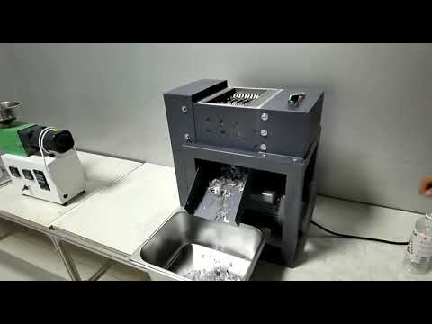 Mini-tweeassige versnipperaar voor plastic afval | Test vóór verzending