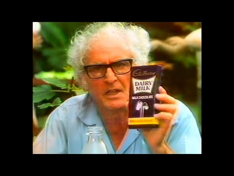 Cadbury Dairy Milk Chocolate - Professor Julius Sumner Miller - Australian TV Ad Commercial 1981