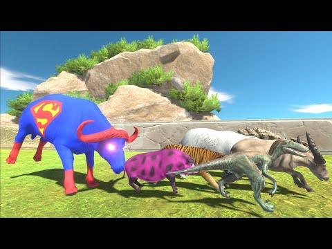 Escape from SUPERMAN BUFFALO - Animal Revolt Battle Simulator