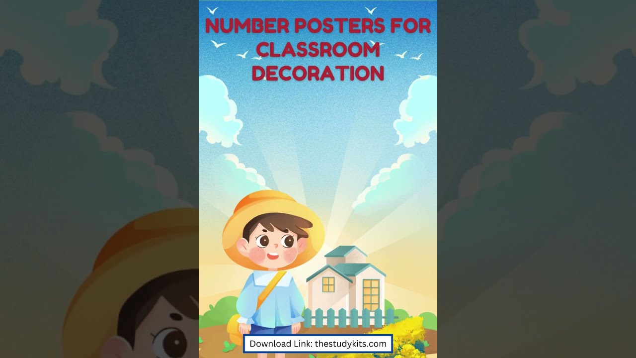 Number Posters for Classroom Decoration
