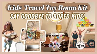 Kids Travel Toy Room Tour ✈️ Ultimate Entertainment Kit for Road Trips & Flights