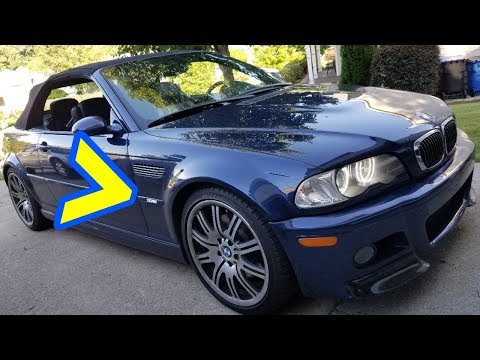 BMW E46 M3 Depo Clear Sidemarker Install
