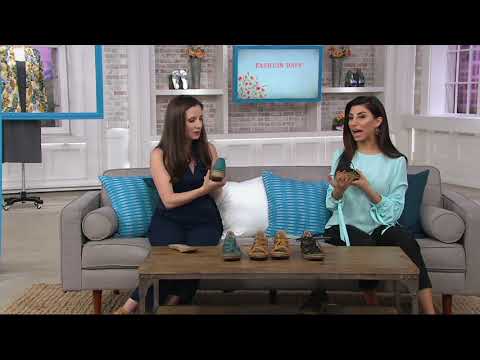 Naot Leather Lace-up Wedge Sandals - - Yarrow on QVC